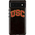 University of Southern California USC Logo Black Distressed Pixel Cases